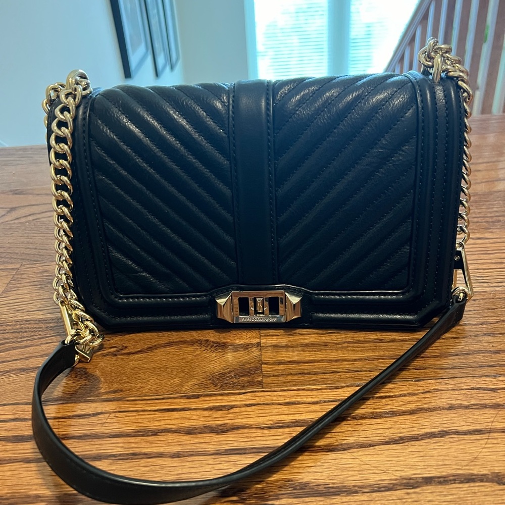 Rebecca Minkoff Love Chevron Quilted Crossbody bag